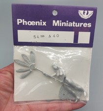 Vintage Phoenix Miniatures 54mm A40  White Metal Nude Lady 1:32 Scale #1