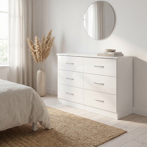 Nevada wide drawer chest of - nevada,