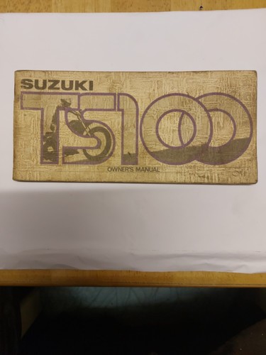 Suzuki ts100 owners - owners, manual
