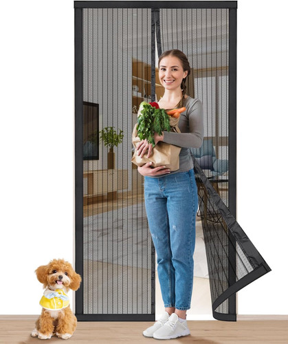 Magnetic screen door - door,
