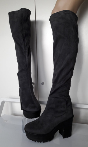 Women grey over the knee - grey,