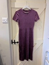 Zara Womens Purple Velvet