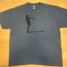 Jazz Trumpet Player grey