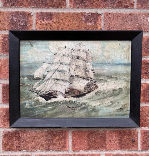 Vintage oil painting cutty - oil, ‘cutty