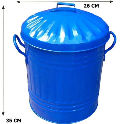 13l trash bin metal - 13l,