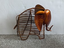 Metal Wire Frame Elephant -