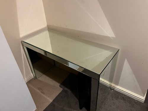 Glass habitat table - glass,