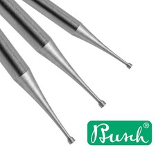 Busch Cup Jeweller's Burr No 411 Hardened Steel for Micro Drills 1.0mm to 2.9mm