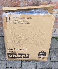 Aidapt Easy Lift Assist Seat Cushion 127kg Capacity Blue - New