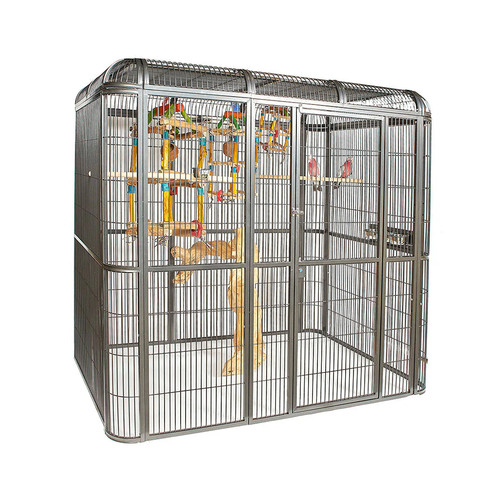 Parrot habitat aviary - parrot,