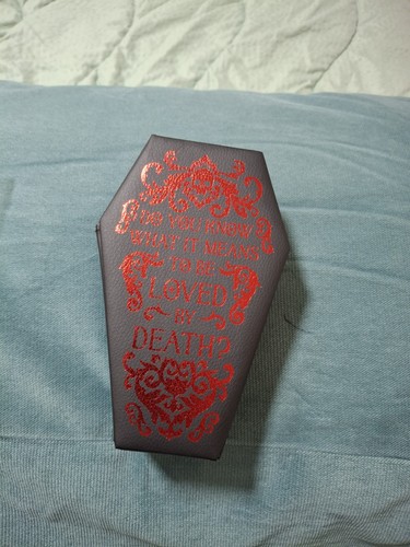 Goth horror coffin shaped - goth,