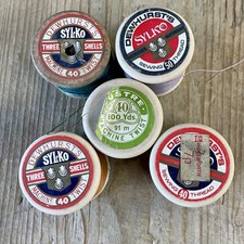 5 Vintage Wooden And Plastic