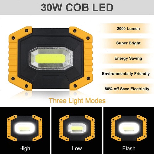 2pcs rechargeable led work - 2pcs,