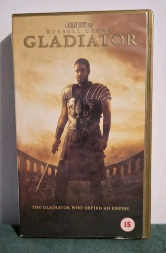 Gladiator vhs video tape - gladiator, rated