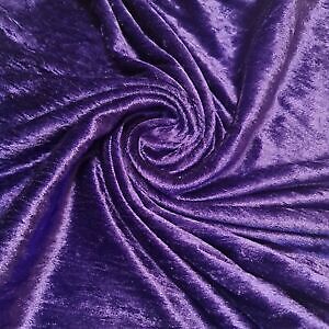 Crush velvet stretch fabric - crush,