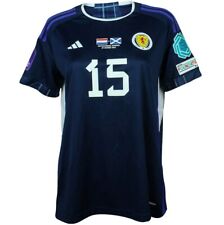 Jenna Clark MATCH WORN UNWASHED & SIGNED Scotland Women Home Shirt COA Liverpool