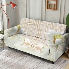 White Swan Master Stretch Sofa Cover Lounge Couch Slipcover Recliner Protector