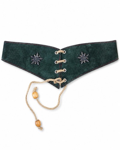 Vintage 1980s suede corset - 1980s,