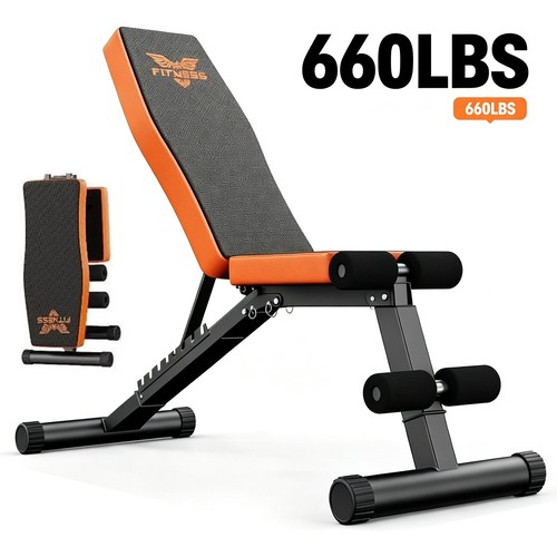 Foldable dumbbell weight bench - foldable,