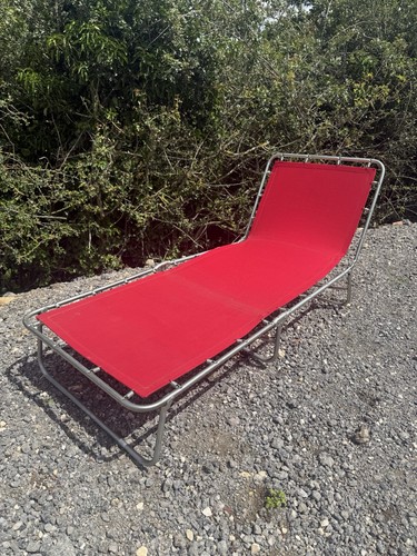 Retro sun lounger - sun,