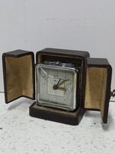 DEP Travel Alarm Carriage Clock And Case 