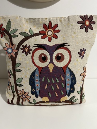 New canvas owl tote bag - tote,