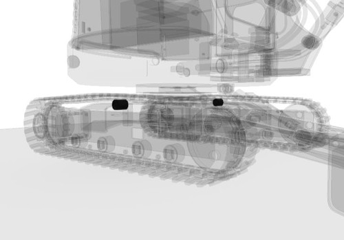 Top carrier roller for - for, kobelco