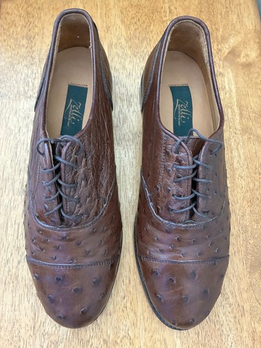 Zelli ostrich cap toe - toe, shoes