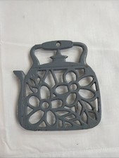 Vtg Smokey Blue Cast Iron