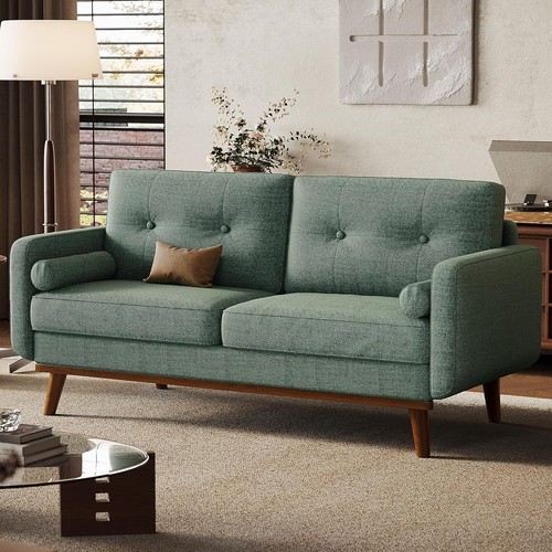 Loveseat sofa mid century - 65",