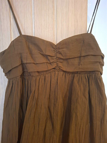 Brown sweetheart neck - m&s,