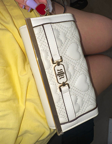River island white quilted - white,