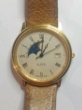 Mens Vintage Alfex Moonphase