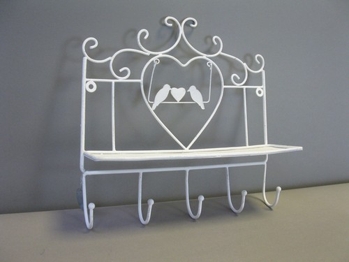 Metal wall coat rack towel - metal,