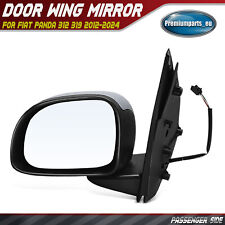 Electric Door Wing Mirror Passenger for Fiat Panda 312 319 2012-2024 Primed New