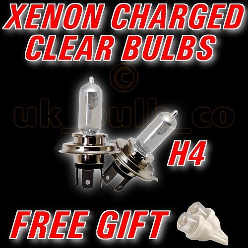Clear xenon bulbs - bulbs, h4(472)