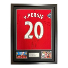 Robin van Persie signed shirt FRAMED ACG JERSEY PROOF MANCHESTER Utd United