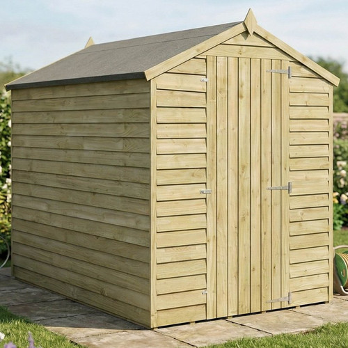 7x5 wooden garden shed single - wooden,