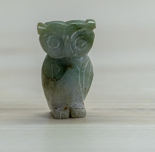 Vintage hand carved green - hand,