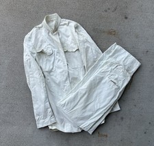 Vintage 1940s WWII Naval White Tropical Commander Uniform