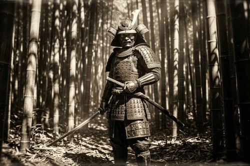 Samurai warrior full yoroi - samurai, in
