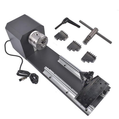 Rotary axis jaw chuck for - axis, 3-jaw