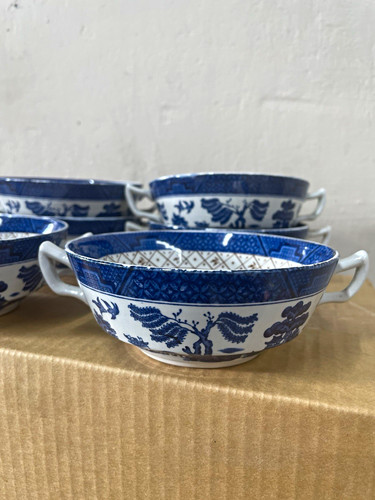 Booths real old willow blue - old,