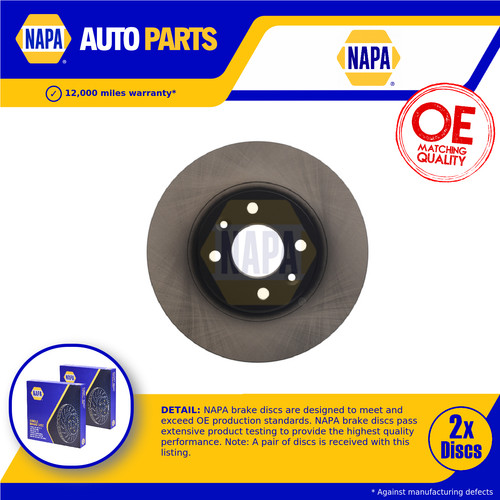 Brake discs pair - discs, vented