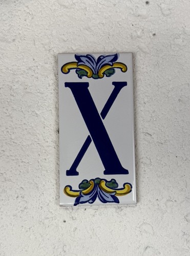 Vintage spanish ceramic letter - spanish,