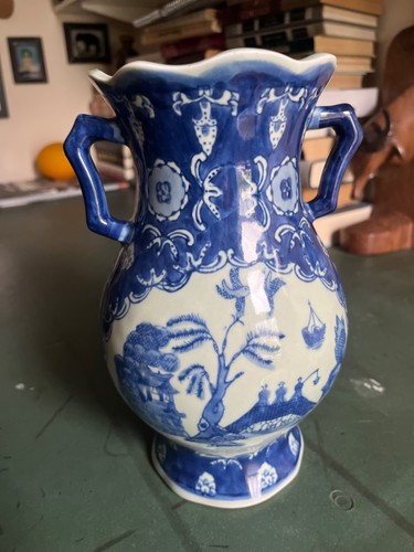 Antique chinese ceramic blue - antique,