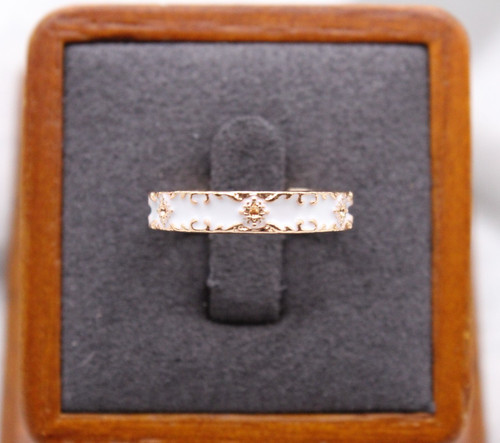 Adjustable white gold - white/gold, regal