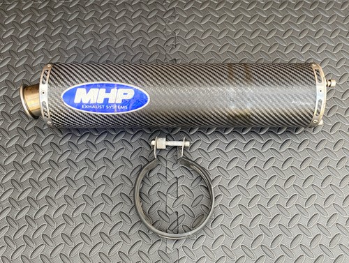 Mhp carbon fibre exhaust - exhaust, 51mm