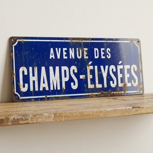 Champs elysees paris metal - champs,