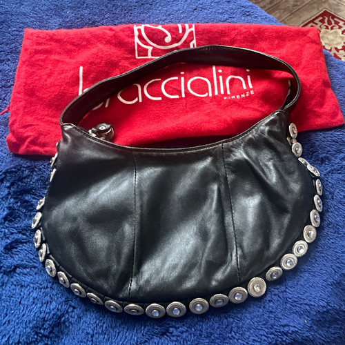 Braccialini black leather - braccialini,